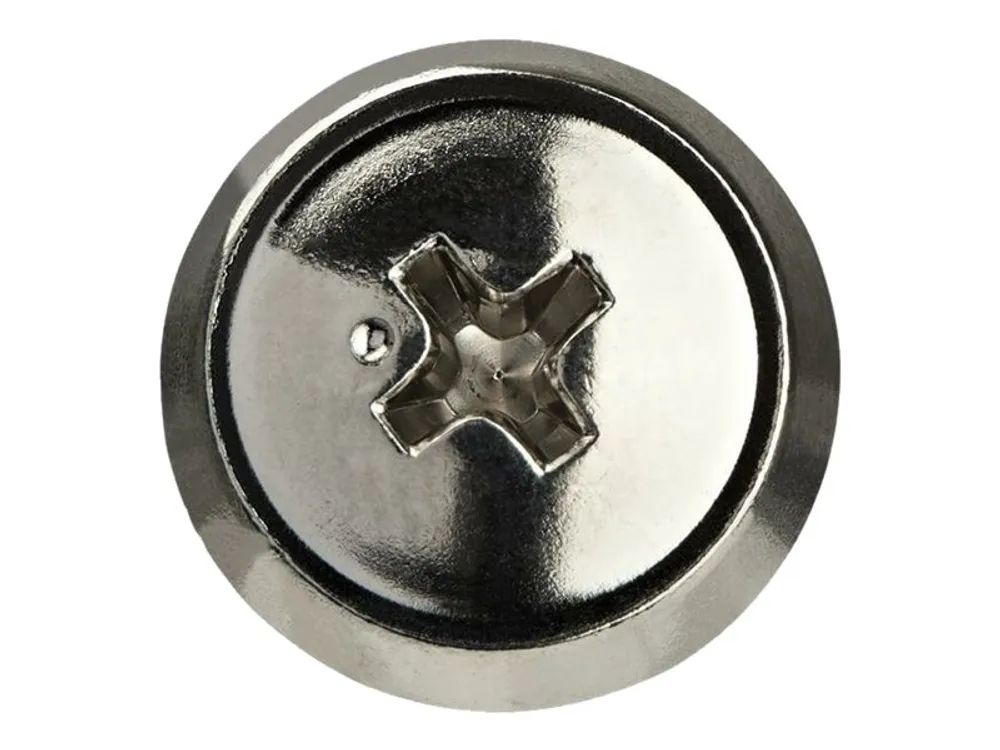 StarTech.com 12-24 Server Rack Screws - 50 pack - Nickel-plated - Rack-Schrauben - Silber - US-Regierung - TAA-konform (Packung mit 50 Stück)