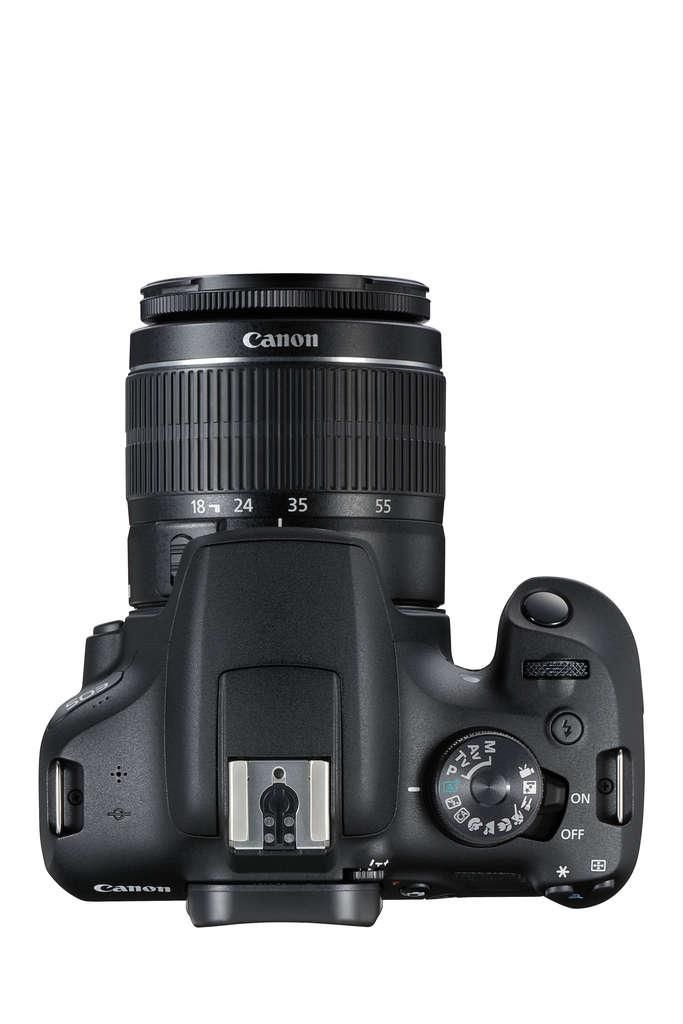 Canon EOS 2000D schwarz mit Objektiv (2728C003)