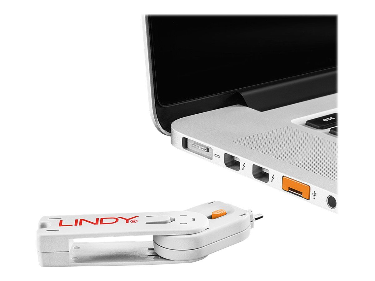 Lindy USB Port Blocker - USB-Portblocker (Packung mit 4)