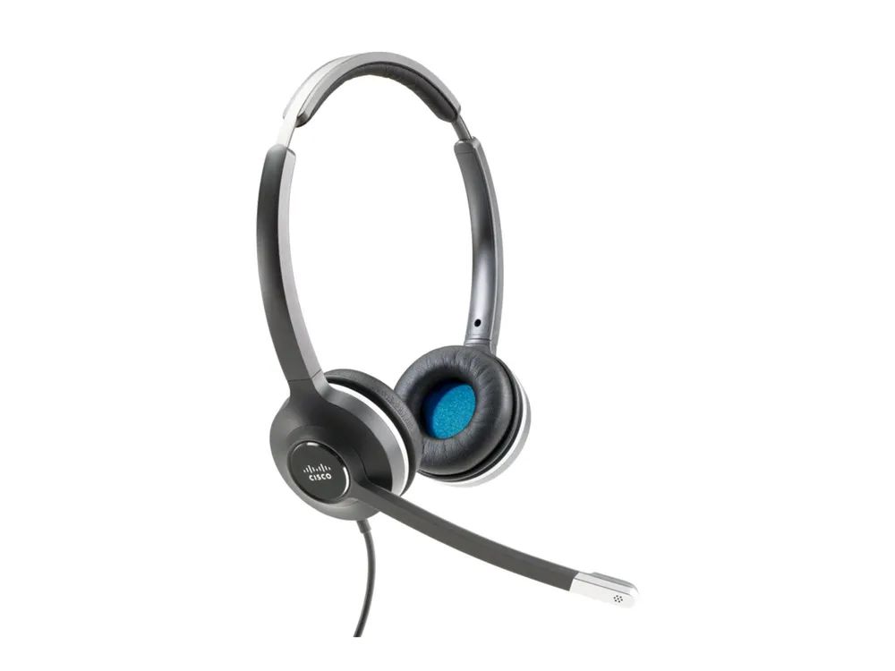 Cisco 532 Wired Dual - Headset - On-Ear - kabelgebunden - für Cisco DX70, DX70 - MSRP, DX80, DX80 (No Radio)