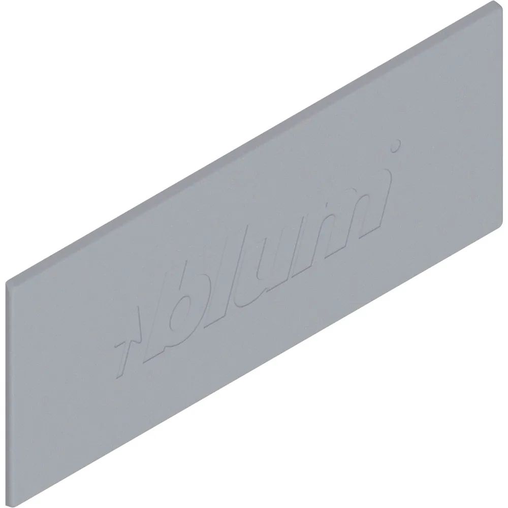 BLUM TANDEMBOX antaro Abdeckkappe Logo blum, Kunststoff weißgrau