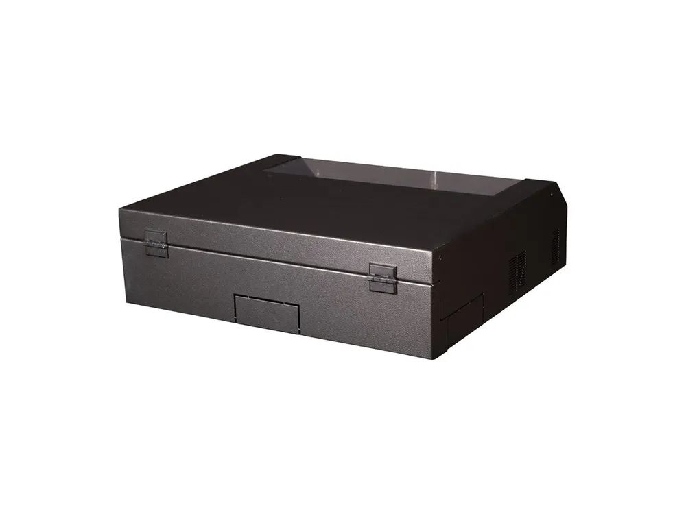 ROLINE Basic - Gehäuse - kurz - geeignet für Wandmontage - RAL 9005, Jet Black - 5U - 48.3 cm (19")