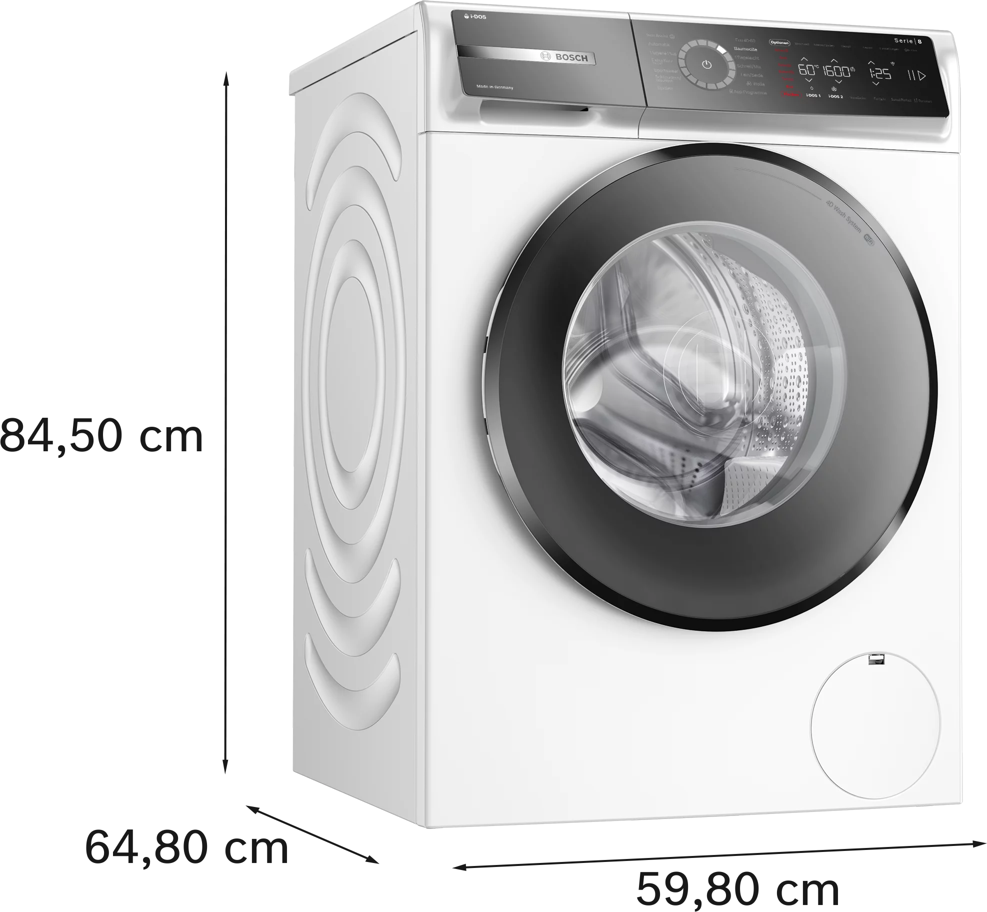 BOSCH WGB256A41, 10kg, 1600 U/min.