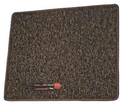 ProCar Heizteppich 12 V 60x100 cm braun