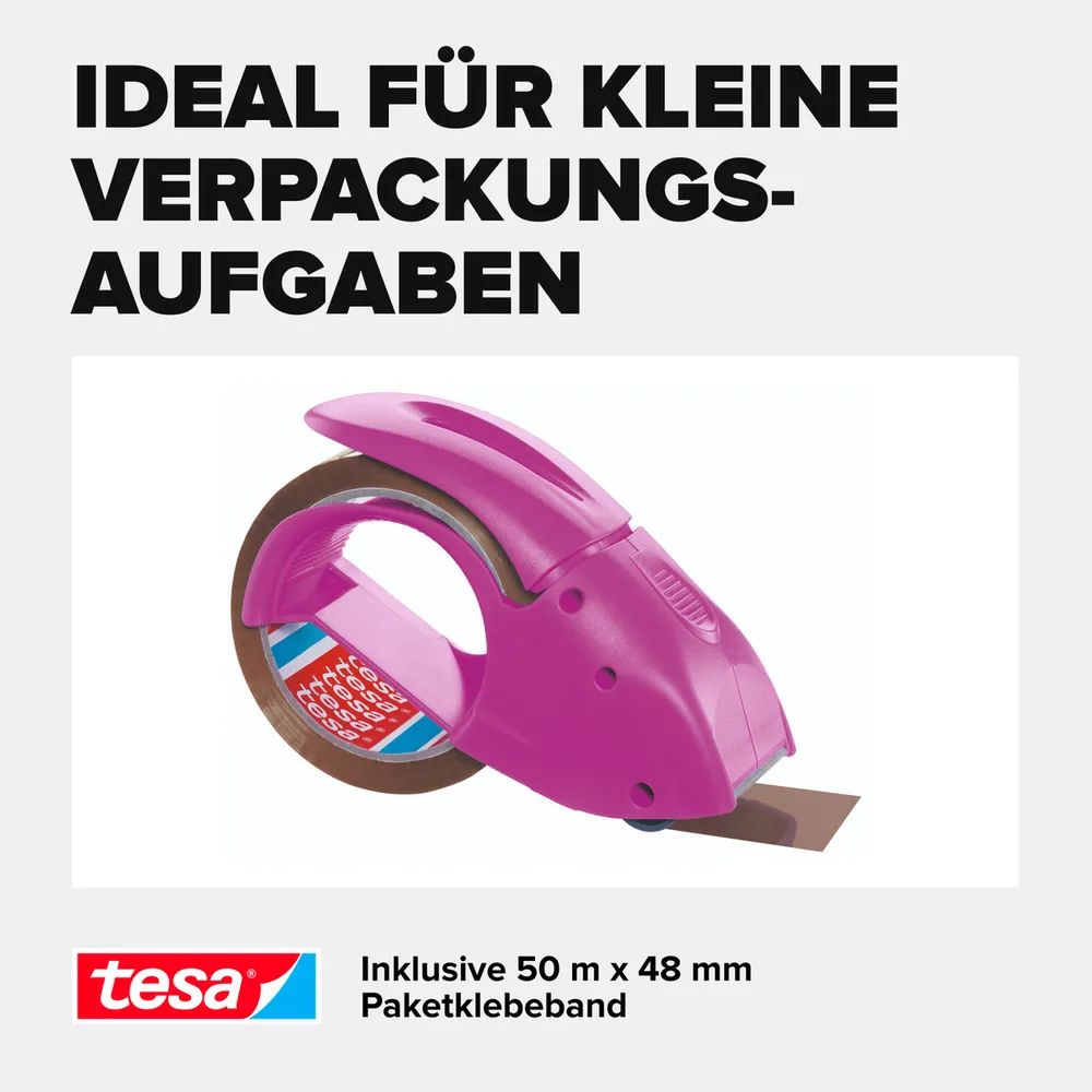 Tesa Tesapack Pack' n' Go - Abroller mit Packband