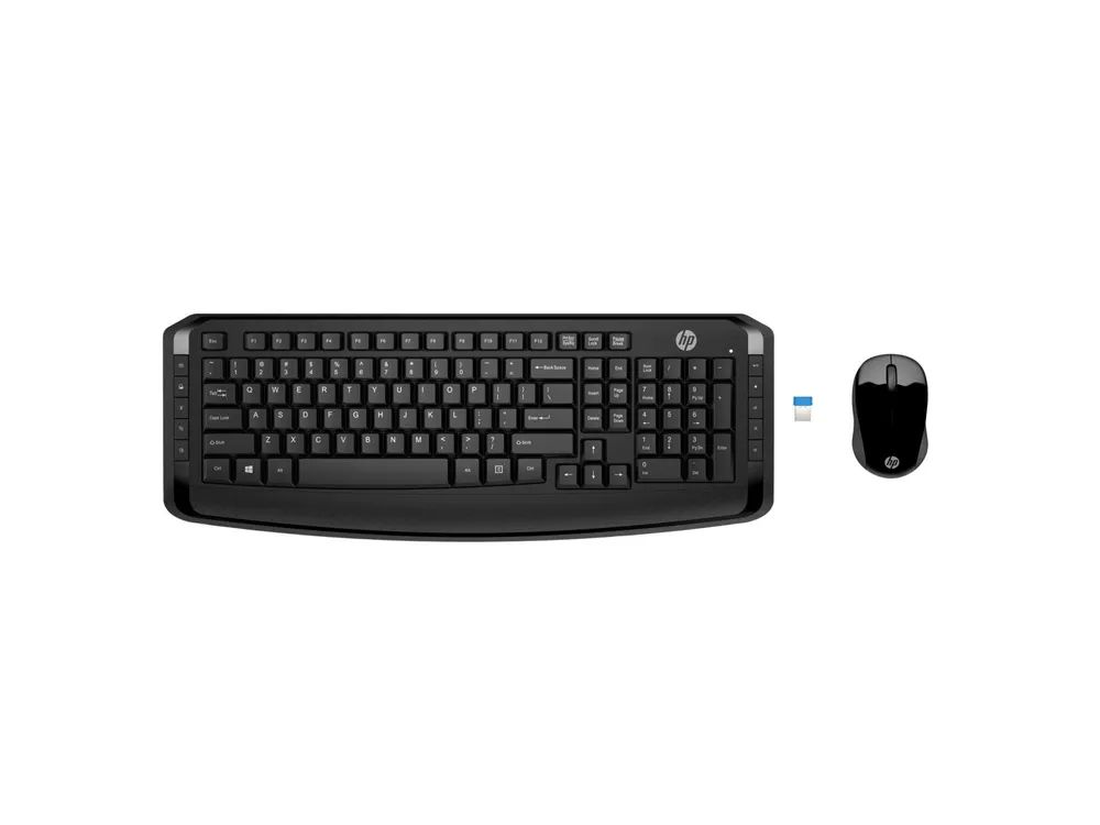 HP 300 - Tastatur-und-Maus-Set - kabellos - QWERTZ