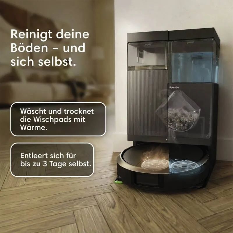 iRobot Roomba Combo Plus 415 - Schwarz