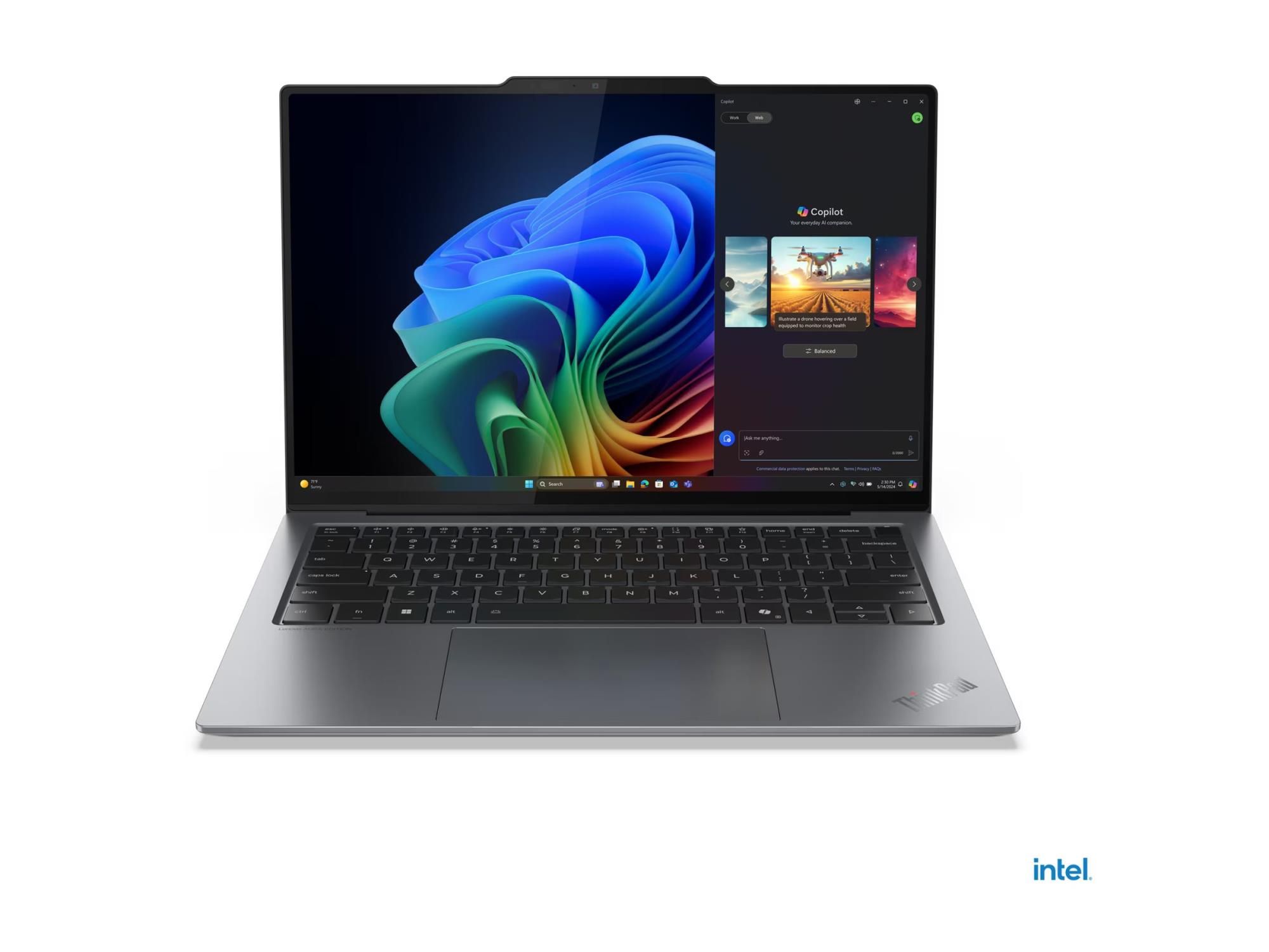 Lenovo ThinkPad X9-14 Gen 1 21QA - 180°-Scharnierdesign - Intel Core Ultra 7 258V / 2.2 GHz - Evo - Win 11 Pro - Intel Arc Graphics 140V - 32 GB RAM - 1 TB SSD TCG Opal Encryption 2, NVMe - 35.6 cm (14")
