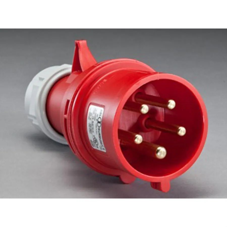 BACHMANN BN0500 19" PDU 1HE 18xC13 3x Schutzkontakt, Leistungsmessung, Anschluss CEE 3x 16A, rot