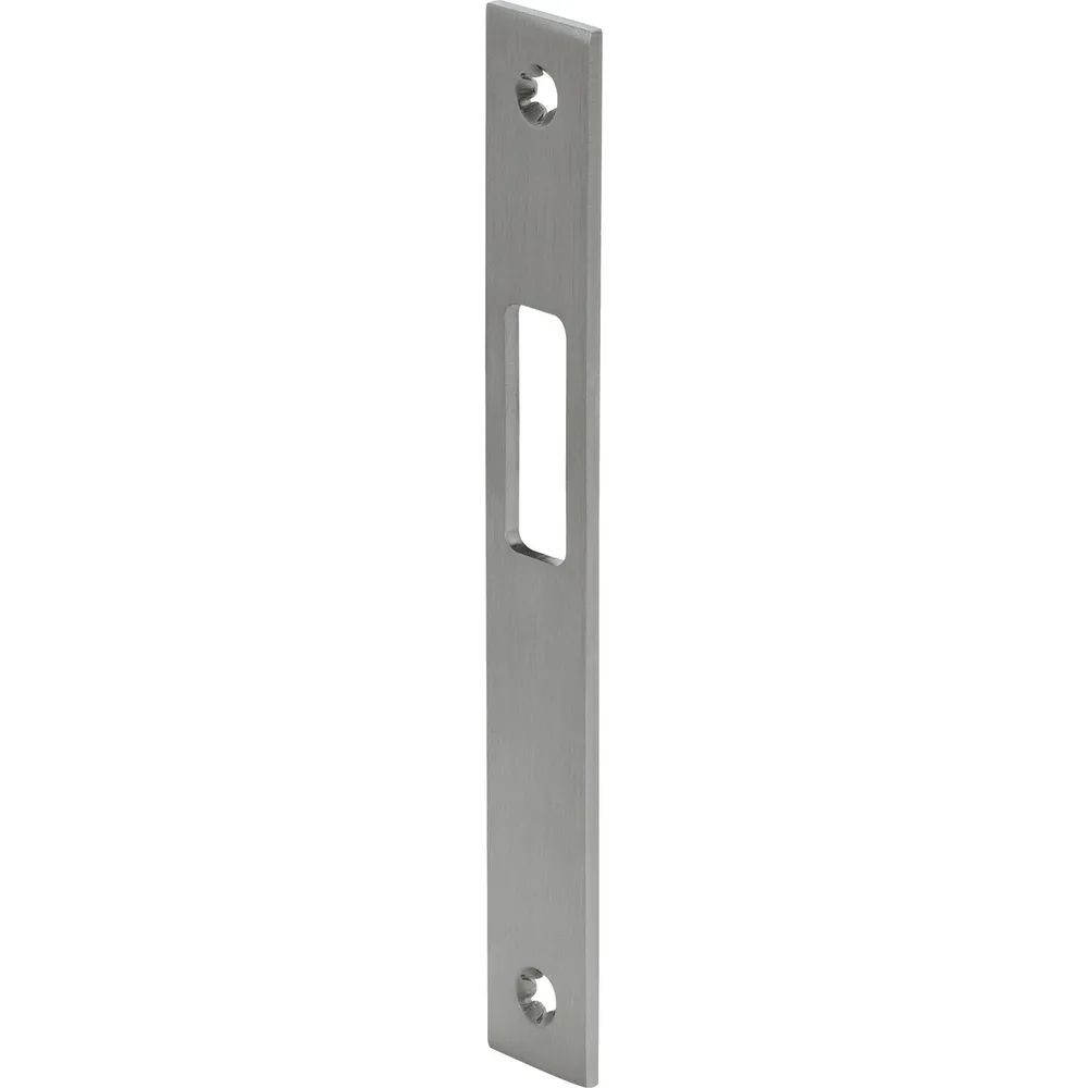 WILKA Schließblech 9317 flach für Rohrrahmen-Fallenschloss, 170x24x3mm,Edelstahl
