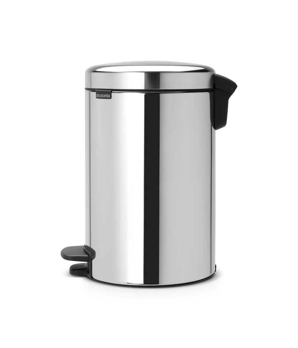 Brabantia NewIcon Treteimer, 12L - Brilliant Steel