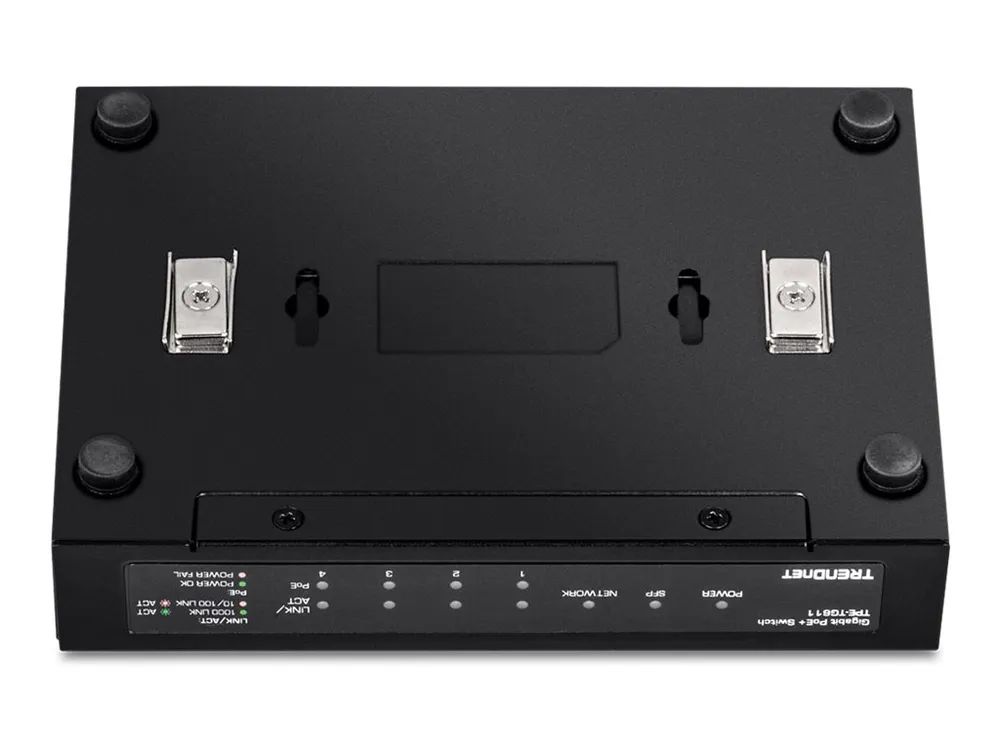 TRENDnet TPE TG611 - Switch - 4 x 10/100/1000 (PoE+)