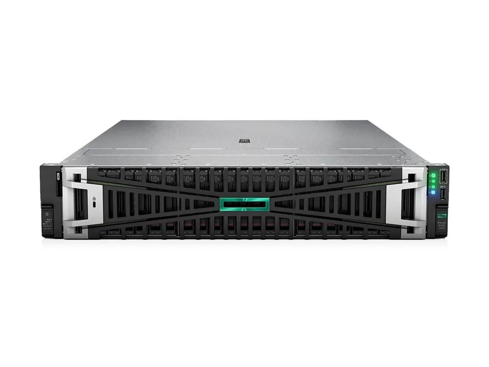 HPE ProLiant DL345 Gen11 Network Choice - Server - Rack-Montage - 2U - 1-Weg - 1 x EPYC 9115 / 2.6 GHz - RAM 64 GB - SATA/SAS/NVMe - Hot-Swap 6.4 cm (2.5")