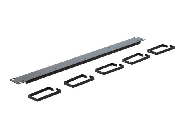 Delock Kabelmanagement - Jet Black, RAL 9005 - 1U - 48.3 cm (19")