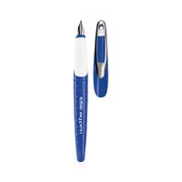 Herlitz Schulfüllhalter my.pen M-Feder blau/weiss+C106