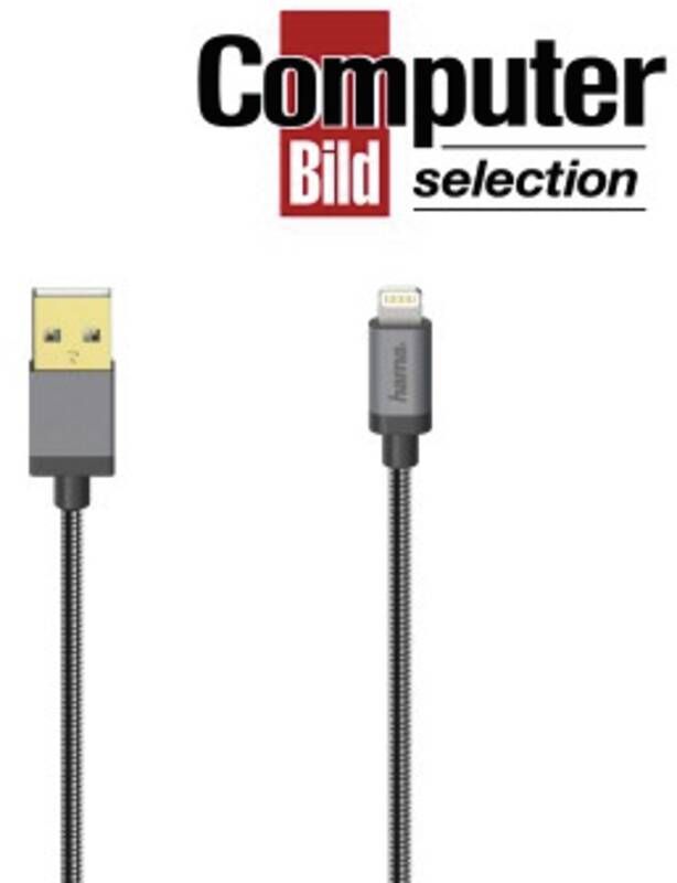 Hama 200501 USB-Kabel für iPhone/iPad, 0,75m