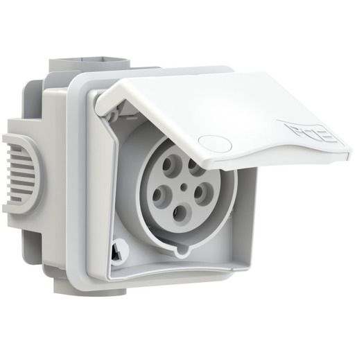 PCE UP-STECKDOSE M.DOSE 5X16A / 885-6V RAL9016 WEIß 885-6V