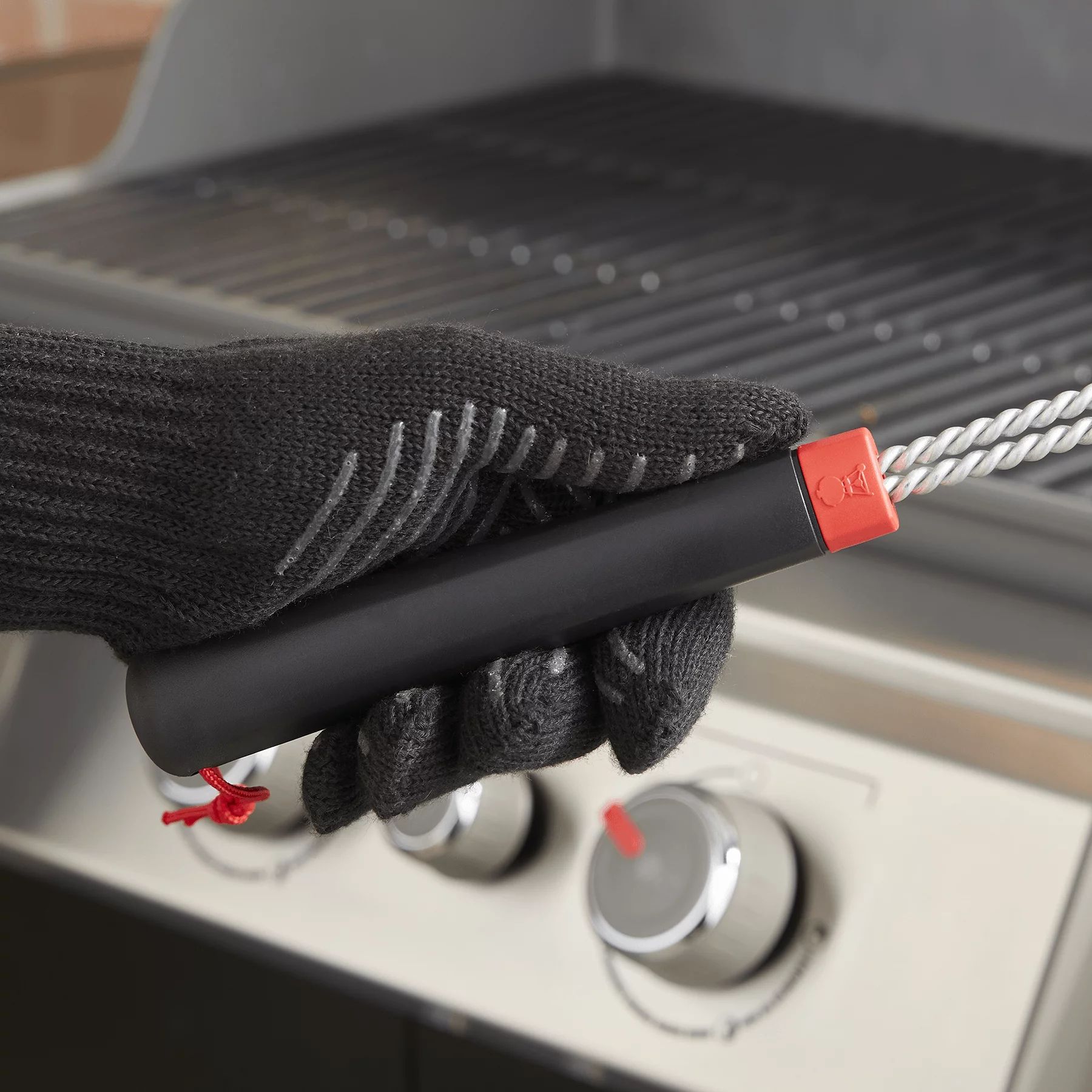 Weber Dreiseitige Grillbürste 45cm