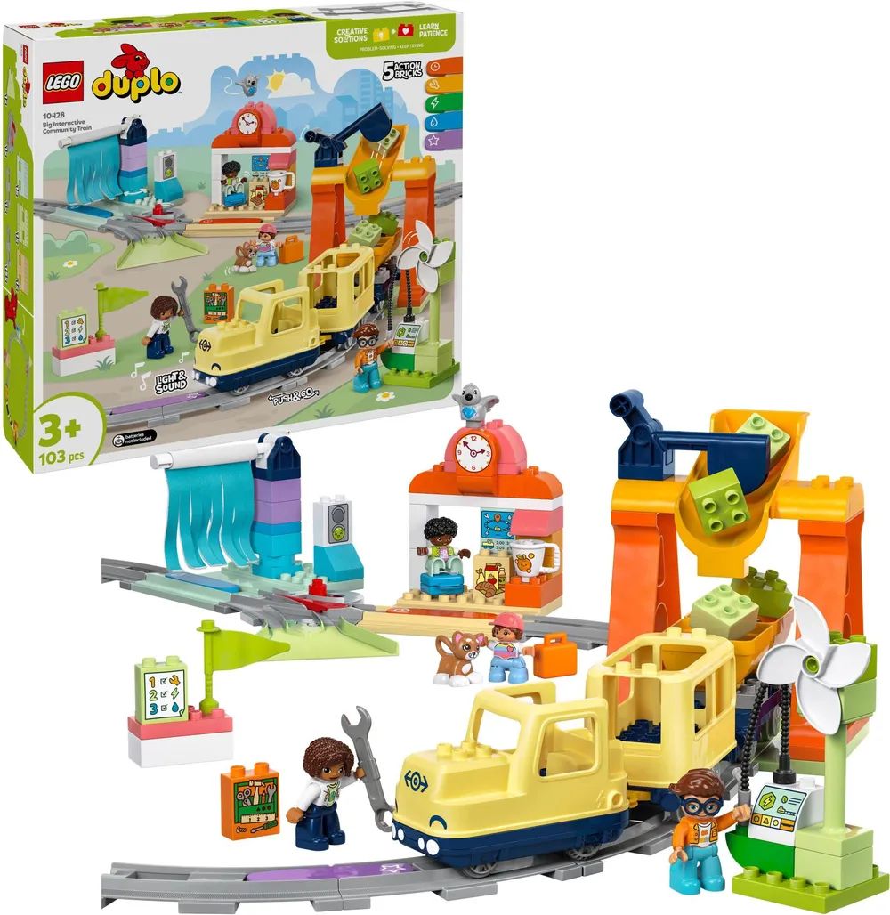 LEGO DUPLO Große interaktive Eisenbahn 10428