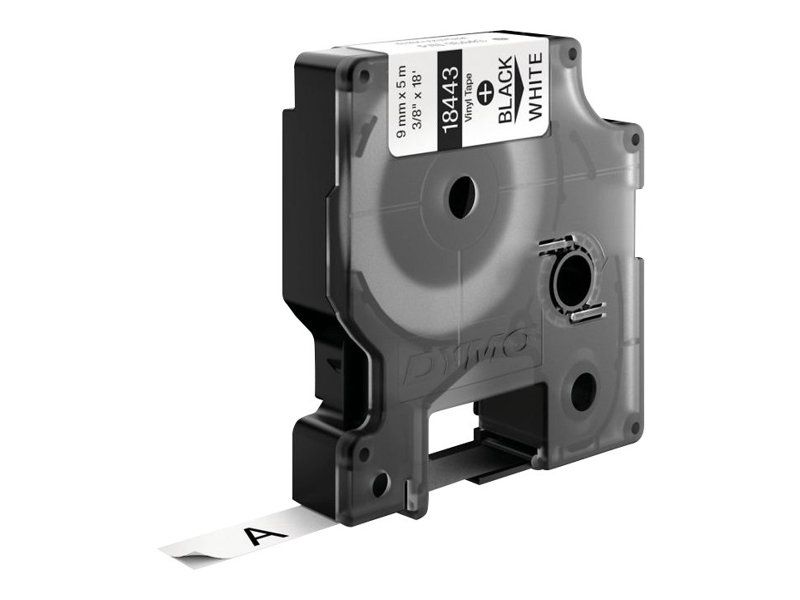 Dymo Vinyl - weiß - Rolle (0,9 cm x 5,5 m) 1 Rolle(n) Etiketten