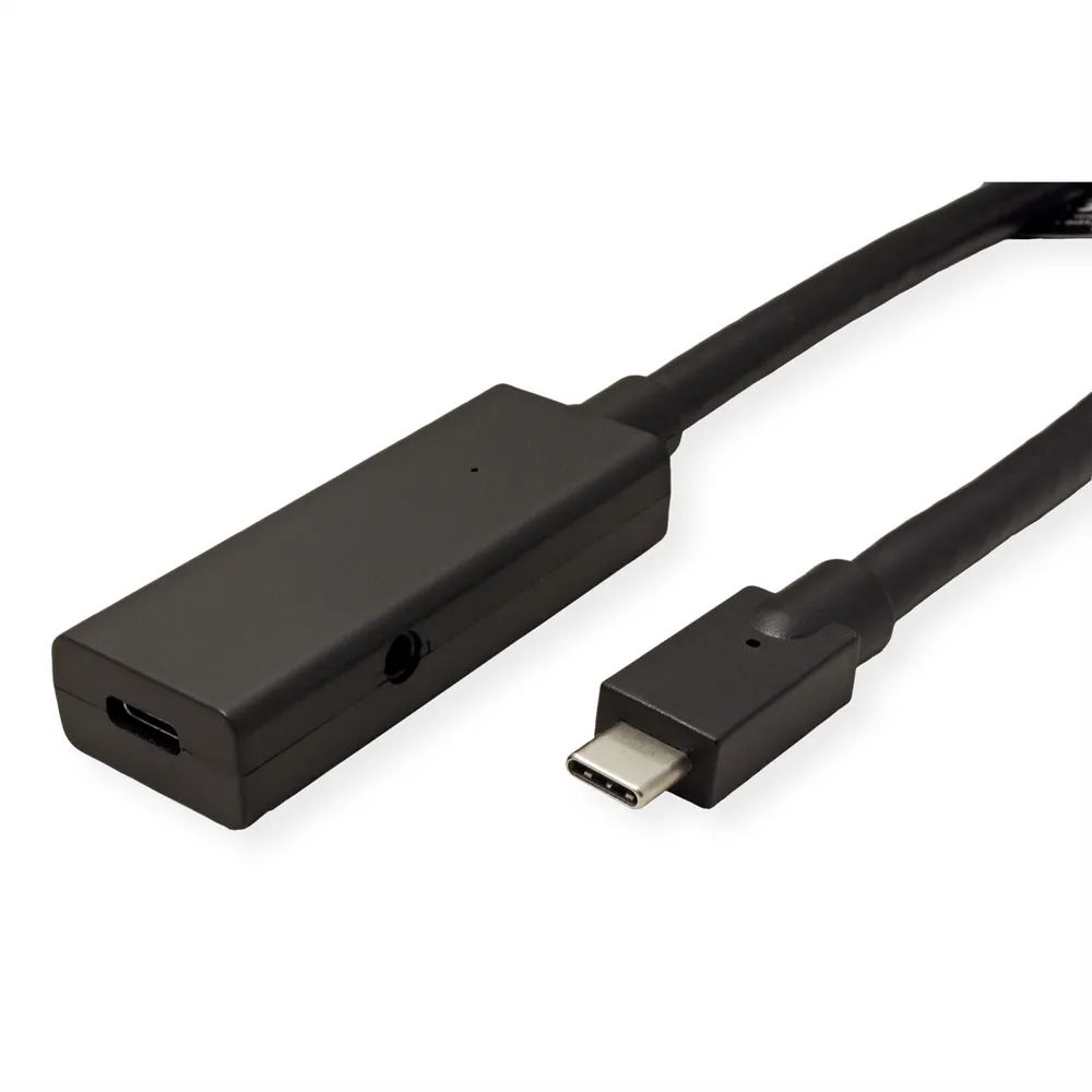 ROLINE USB 3.2 Gen 2 Repeater Kabel, C-C, ST/BU, 5 m