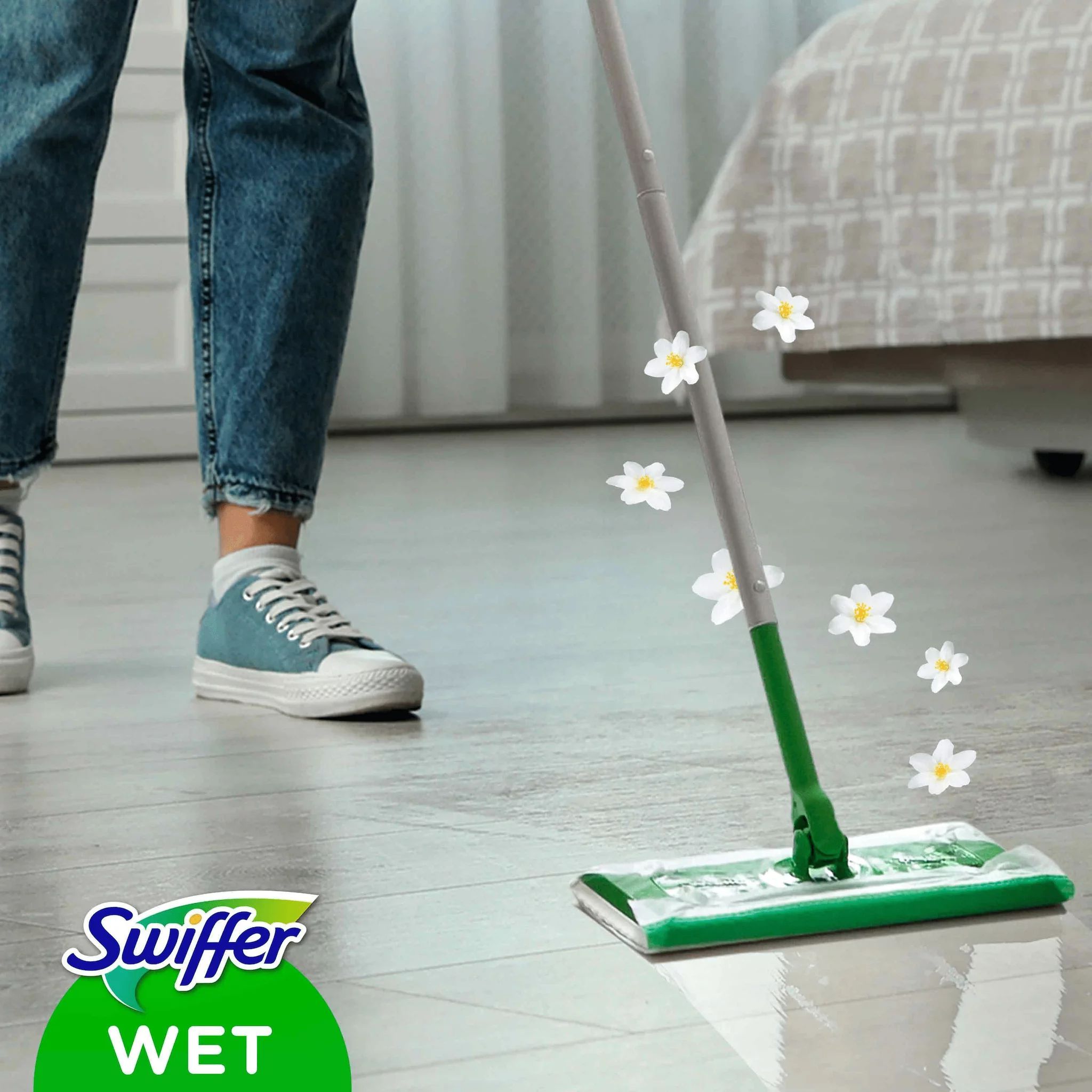 Swiffer Wet Wischtücher Nachfüllpackung 24er Morning Fresh