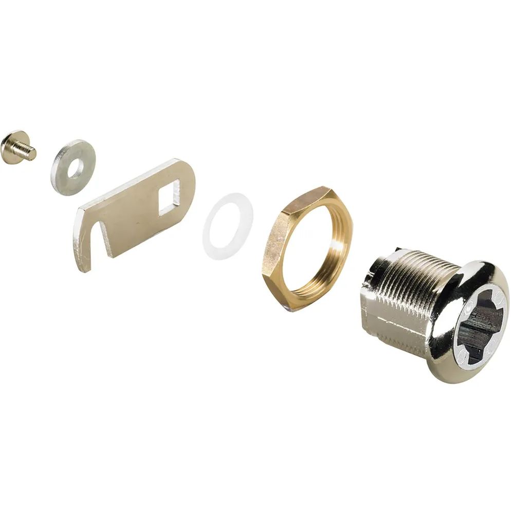 HETTICH PRESTIGE 2000 Zylinder-Riegelschloss Dornmaß 20 mm, Stahl vernickelt