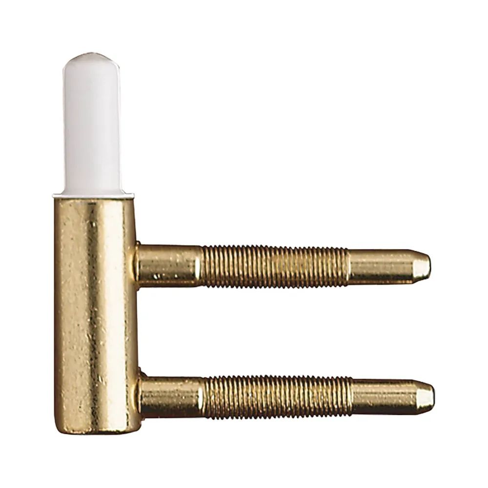 OTLAV Einbohrband Typ 101, Rahmenteil, Band ø 15 mm, Stahl vermessingt