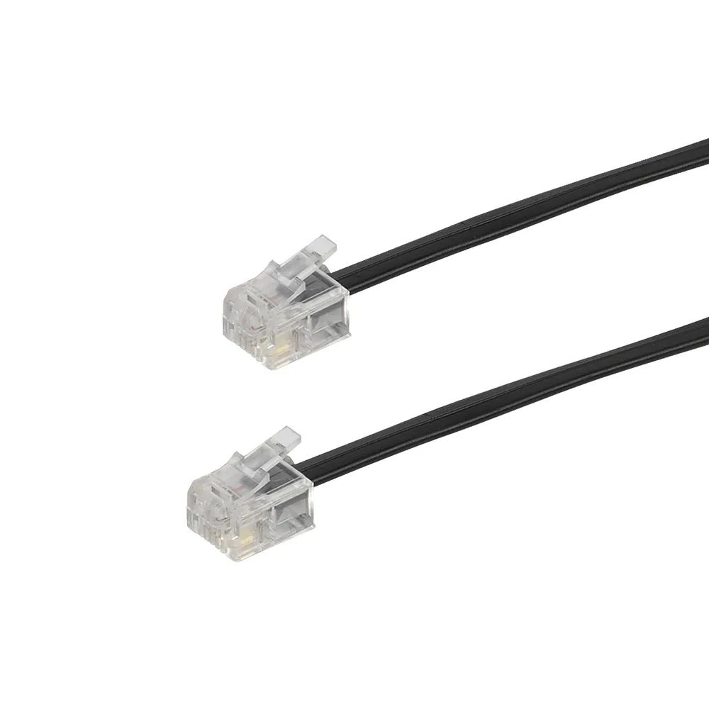 VIVANCO Telefon Anschlusskabel RJ11, 6m
