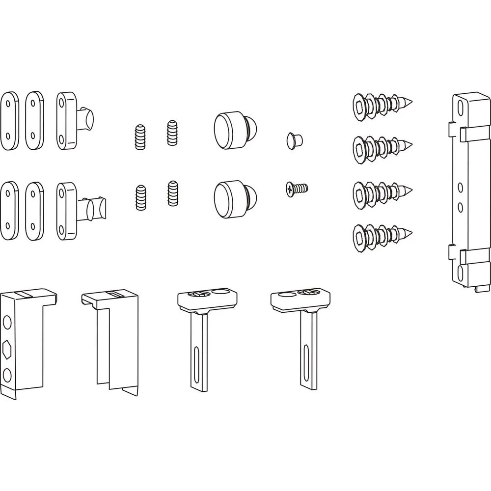 HAUTAU ATRIUM HS Zubehör-Beutel 403 für PROFINE PremiDoor, Schema C