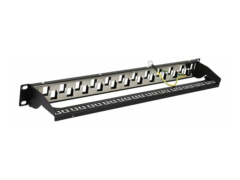 Lanview by Logon - Leeres Keystone-Patchpanel - unbestückt - Rack montierbar -