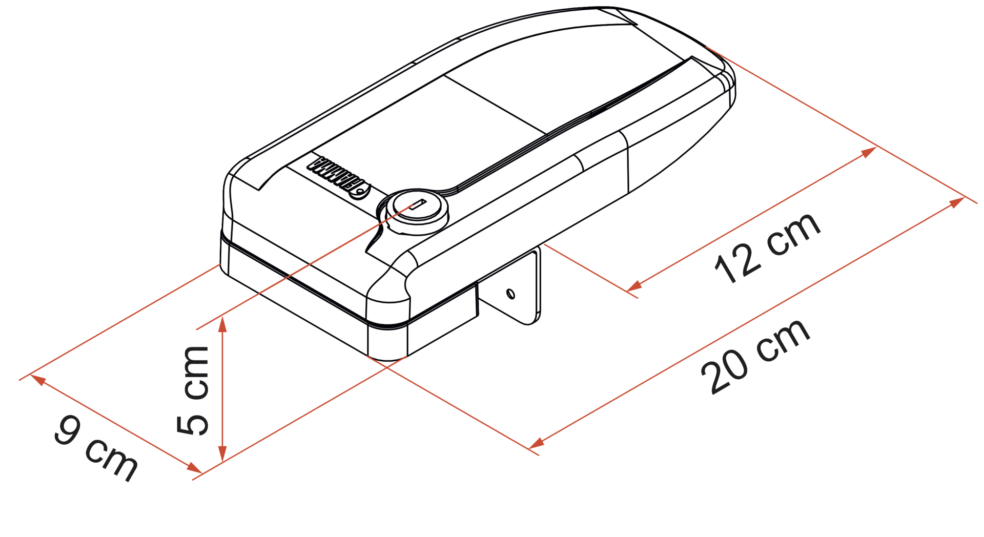 Fiamma Safe Door Magnum Frame