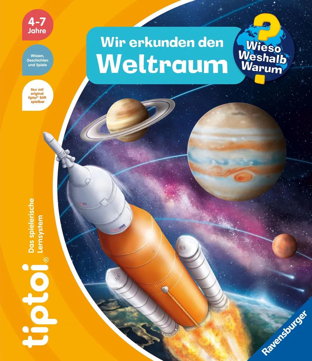 Ravensburger tiptoi Wieso? Weshalb? Warum? Wir erkunden den Weltraum