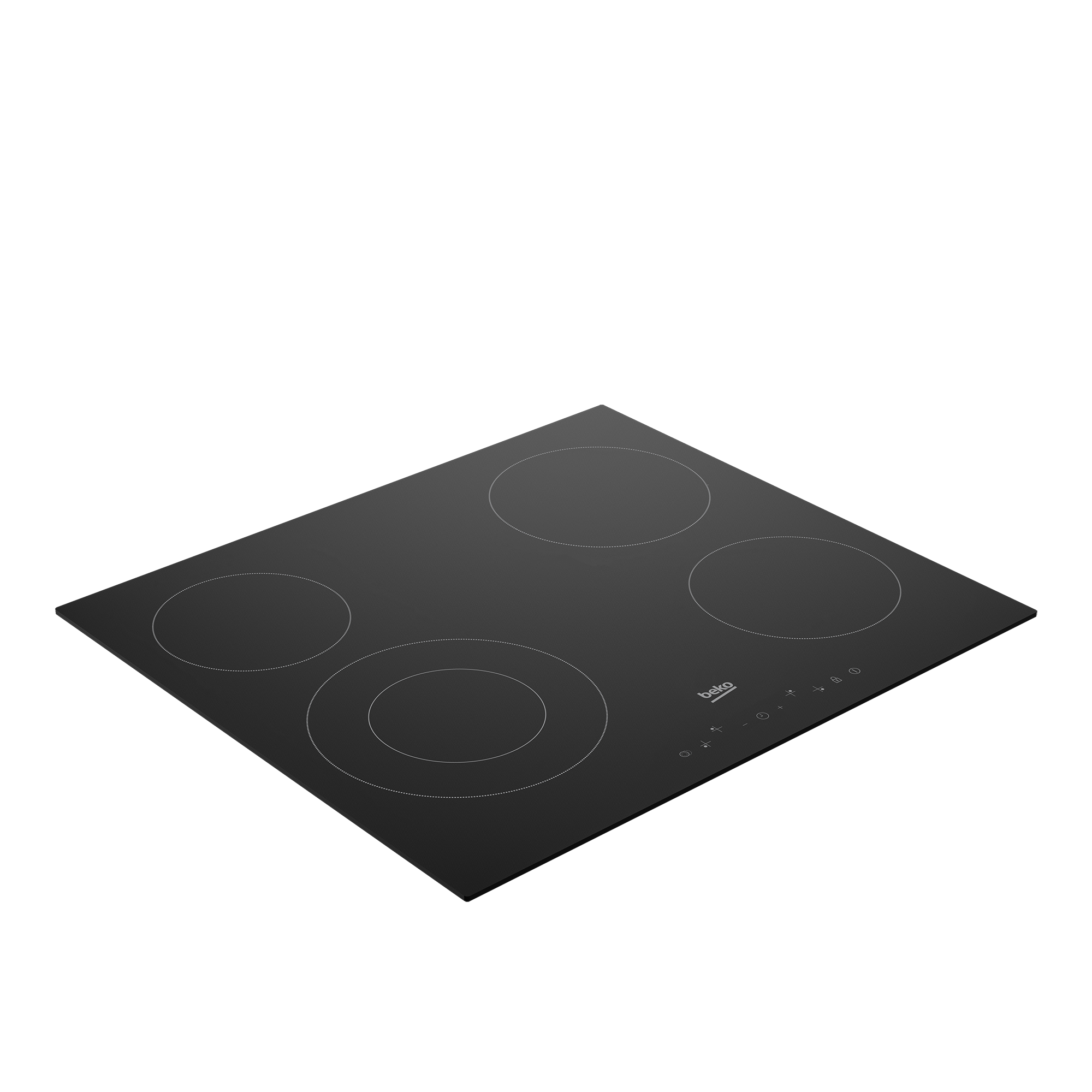 Beko HIC 64402 T Autarkes Cerankochfeld- 9 Kochstufen pro Zone