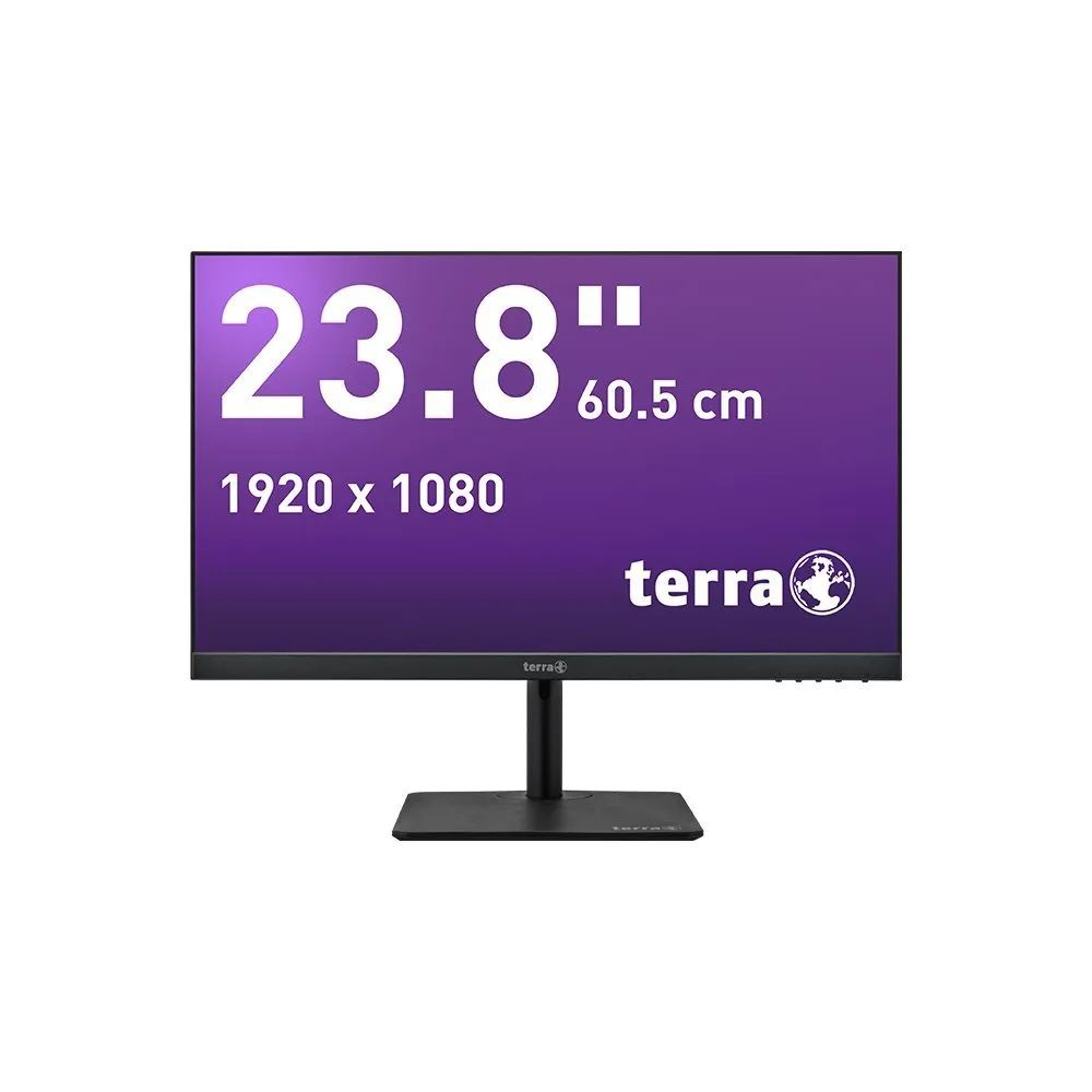 TERRA LCD/LED 2427W HA V2 black HDMI - DP - USB-C - GREENLINE PLUS - 60,5 cm (23.8") - 1920 x 1080 Pixel - Full HD - LED - 5 ms - Schwarz