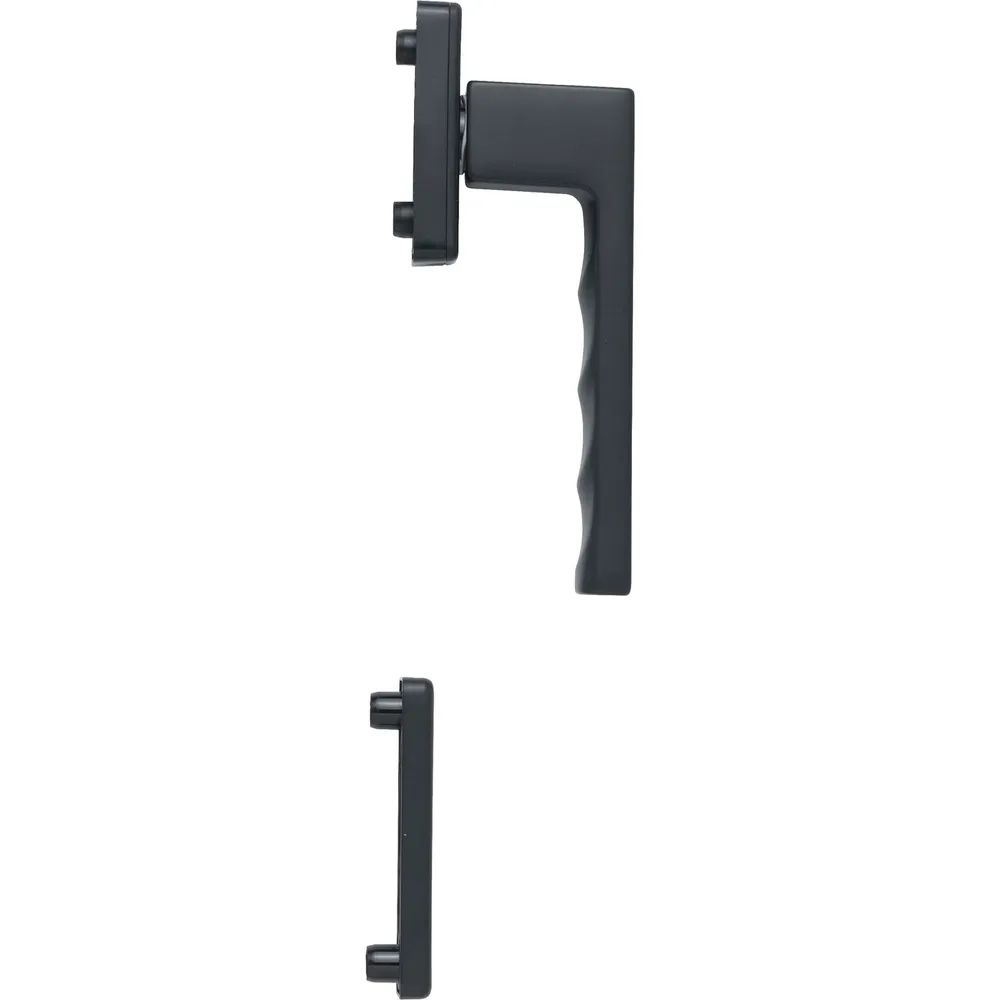 HOPPE Fenstergriff-Halbgarnitur TOULON innen, Aluminium schwarz matt
