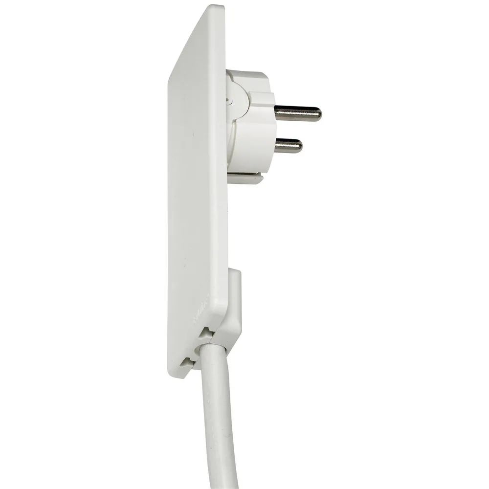 EVOline Plug-Schukostecker, max.3500 Watt, Kunststoff weiß