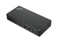 Lenovo ThinkPad Universal USB-C - Kabelgebunden - USB 3.2 Gen 1 (3.1 Gen 1) Type-C - 10,100,1000 Mbit/s - Schwarz - 4K Ultra HD - 3840 x 2160 Pixel