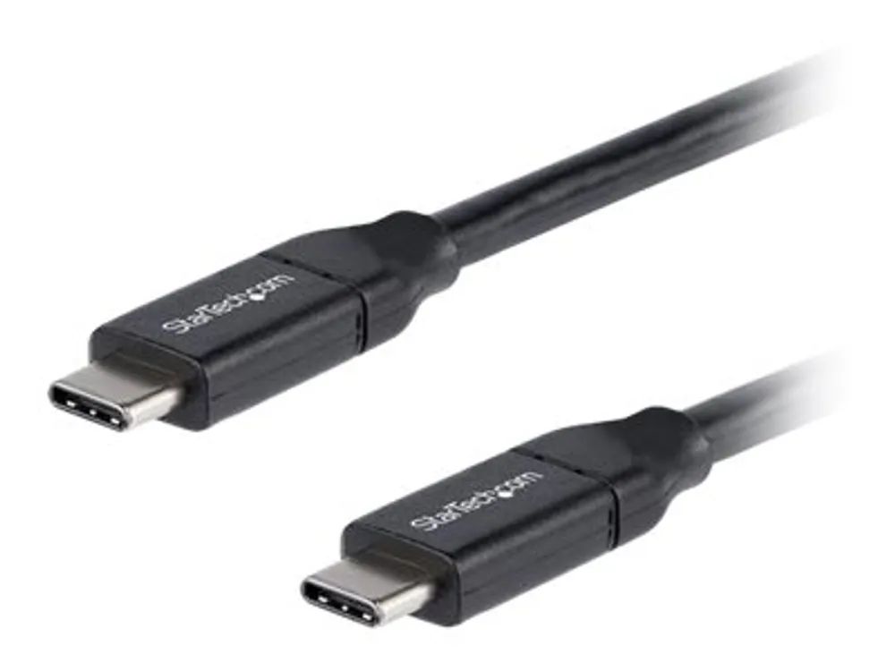 StarTech.com USB-C auf USB-C Kabel mit 5A Power Delivery - St/St - 50cm - USB 2.0 - USB-IF zertifiziert - USB Typ C Kabel - USB-Kabel - 24 pin USB-C (M)