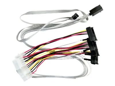 Microchip Technology Microchip Adaptec - Internes SAS-Kabel - mit Sidebands - SAS 6Gbit/s - 4-Lane - 4x Mini SAS HD (SFF-8643)