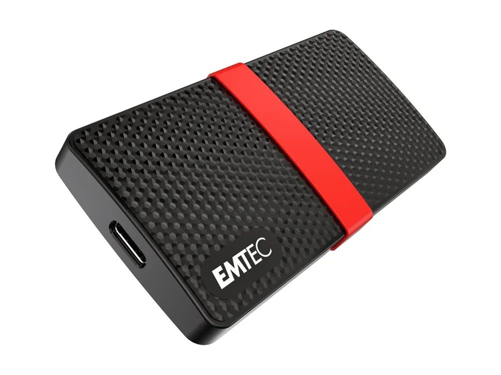EMTEC X200 - SSD - 2 TB - extern (tragbar) - USB 3.2 Gen 1 (USB-C Steckverbinder)