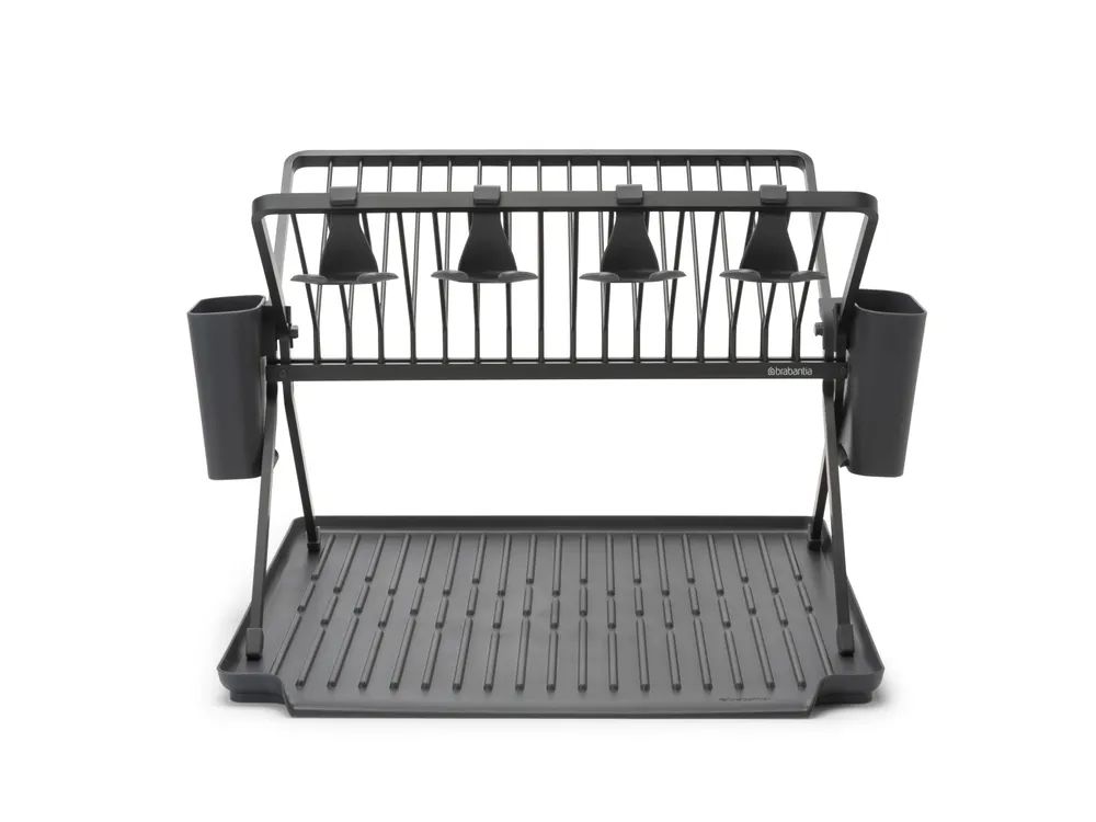 Brabantia SinkSide Faltbares Abtropfgestell, Groß - Black