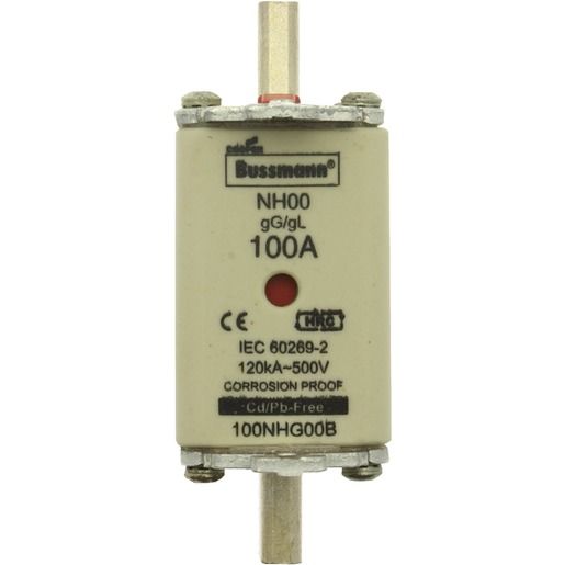 Eaton NH-SICH.EINSATZ 100A 500V G.00 / EATON NH00/100A AM 500V D. 100NHG00B