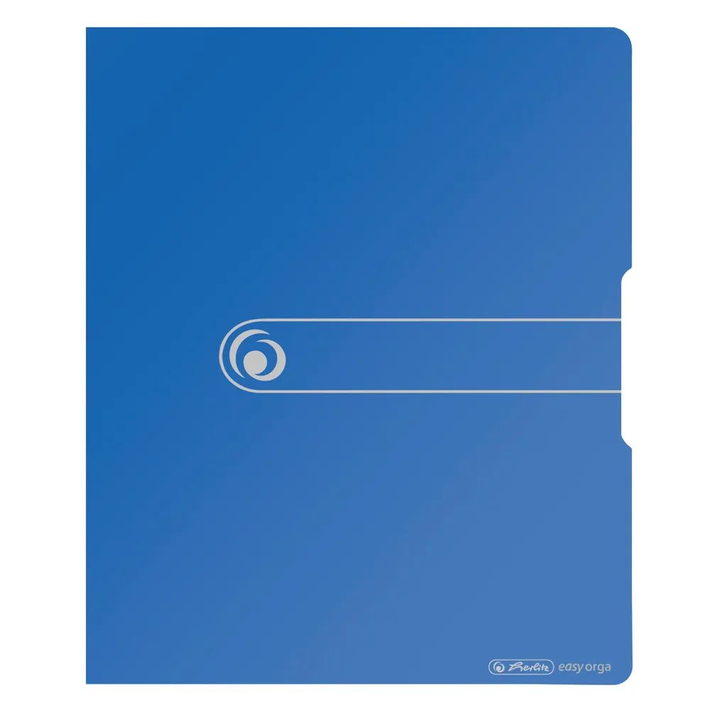 herlitz Ringbuch HERLITZ EASY Orga to Go A4 Rückenbreite 27mm  2-D-Ringe PP Opak Blau