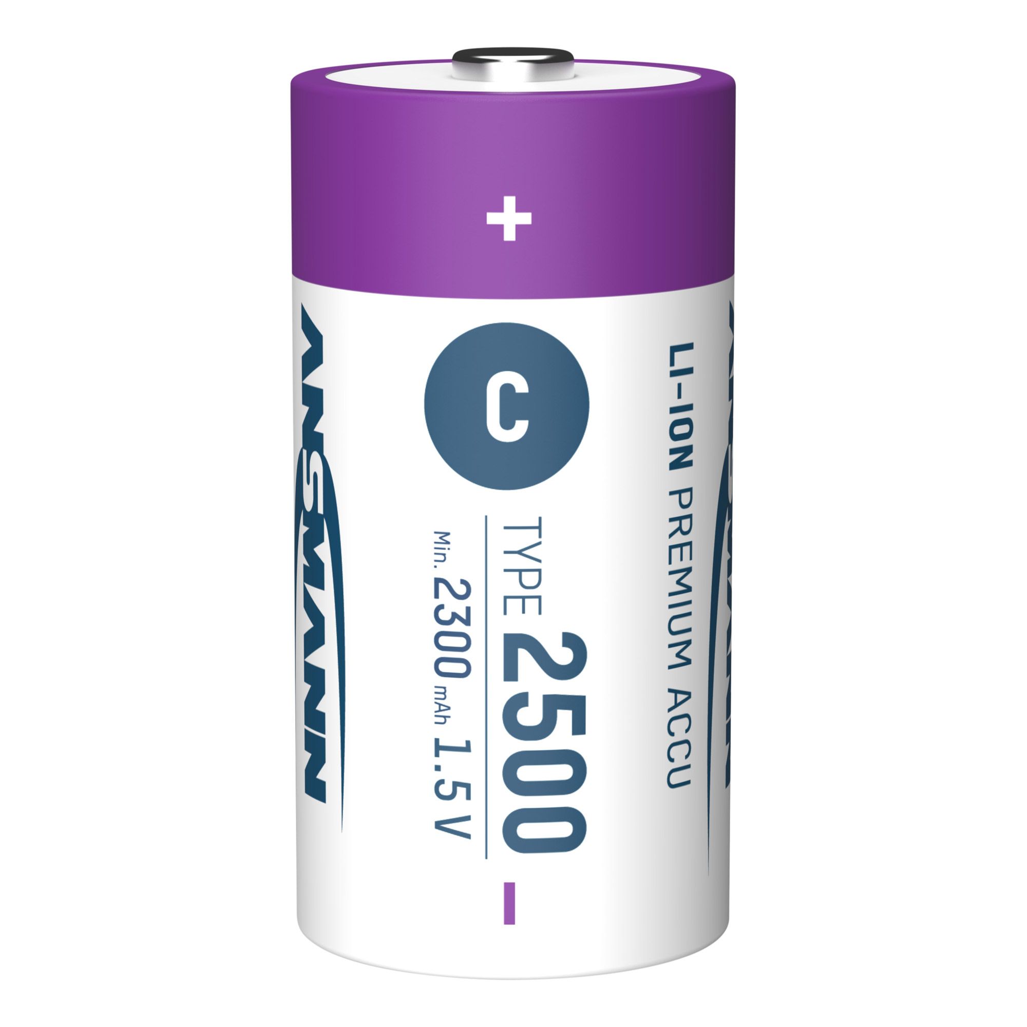 Ansmann 1313-0004 - Wiederaufladbarer Akku - C - Lithium-Ion (Li-Ion) - 1,5 V - 2 Stück(e) - 2300 mAh