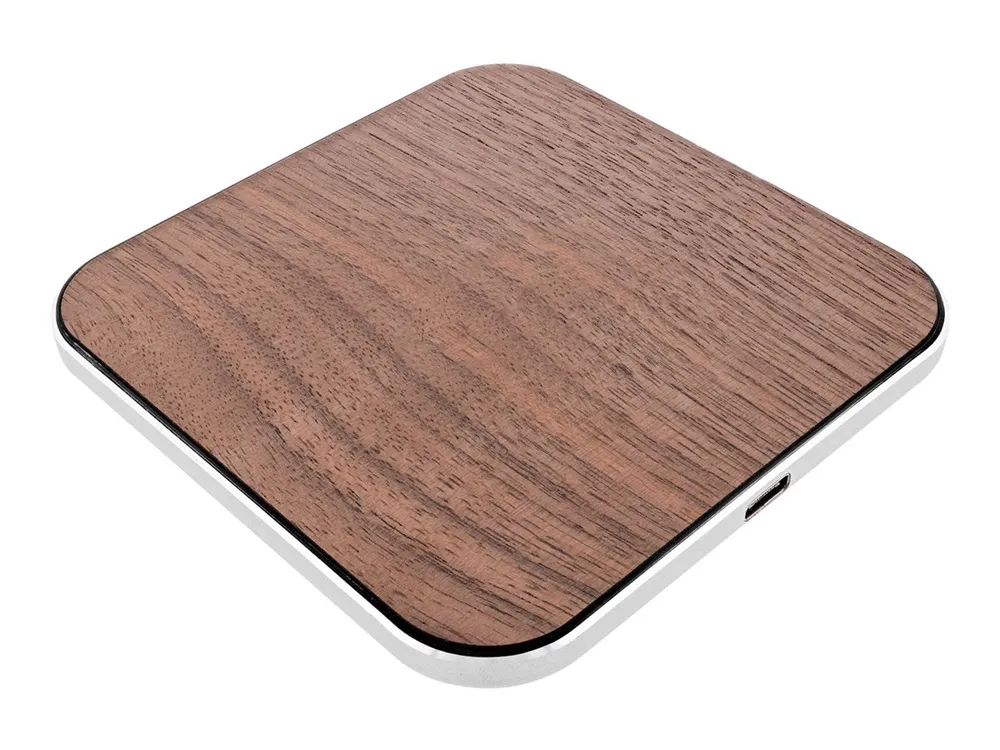 InLine Qi woodcharge - wireless fast charger - 5/7,5/10W/15W - USB-C - ohne Logo