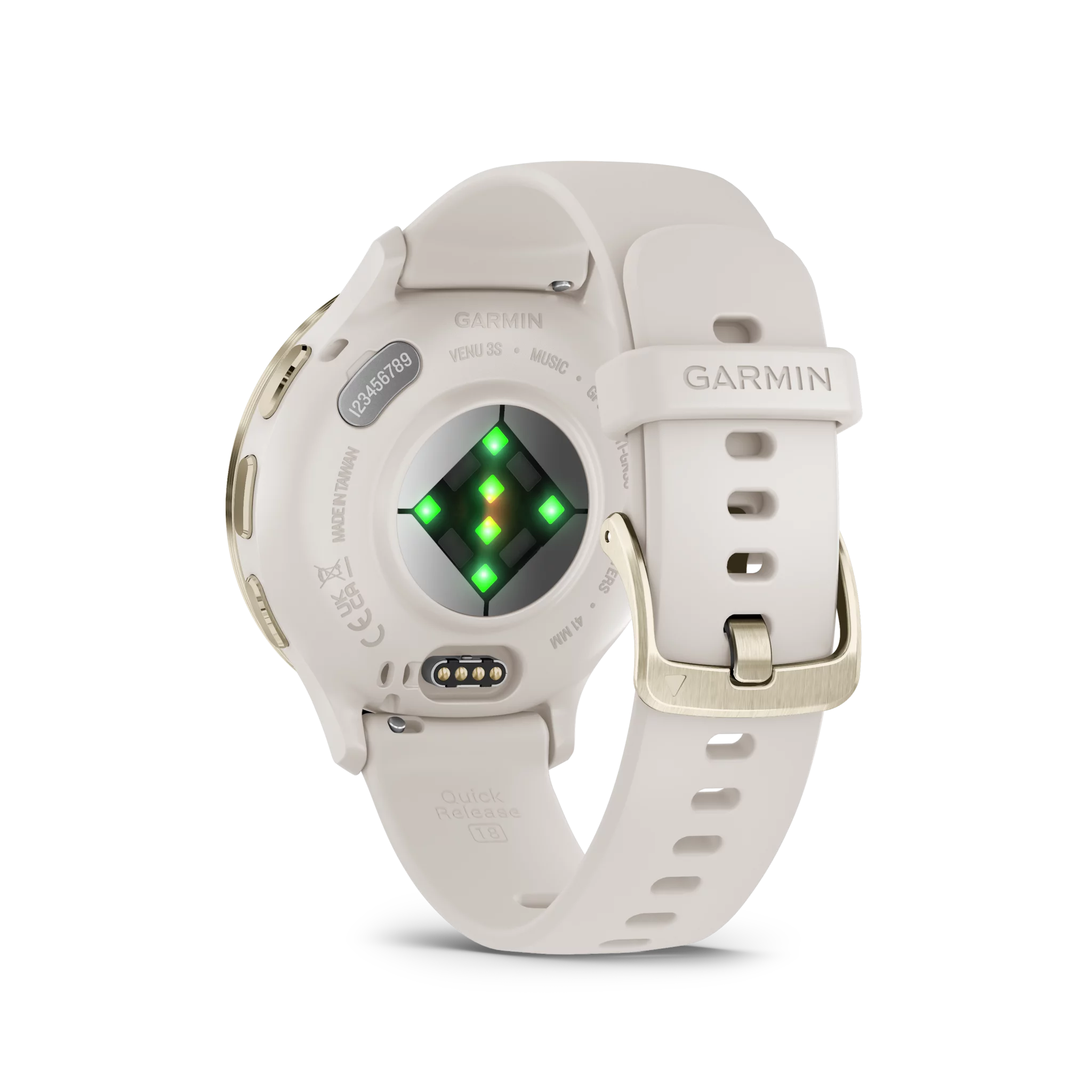 Garmin VENU 3S, Elfenbein/Softgold