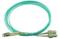 BlueOptics Duplex LWL Patchkabel LC-SC Multimode OM3 7.5 Meter