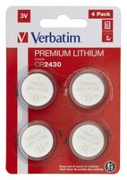 Verbatim LITHIUM BATTERY CR2430 3V 4 PACK - Batterie