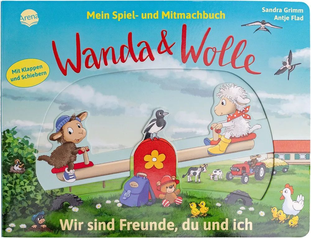 Arena Verlag GmbH Wanda & Wolle Spiel u Mitmachbuch Freund